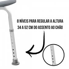 Banco para Banho com Encosto 130kg — foto 4