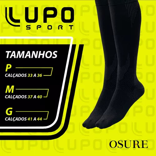 Meia 3/4 Lupo Alta Compressão Esportiva — foto 3