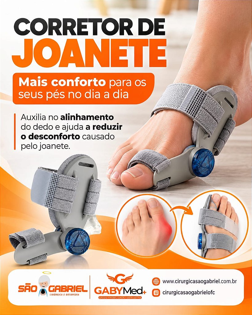 Corretivo de Joanete articulado Gabymed 01unid.