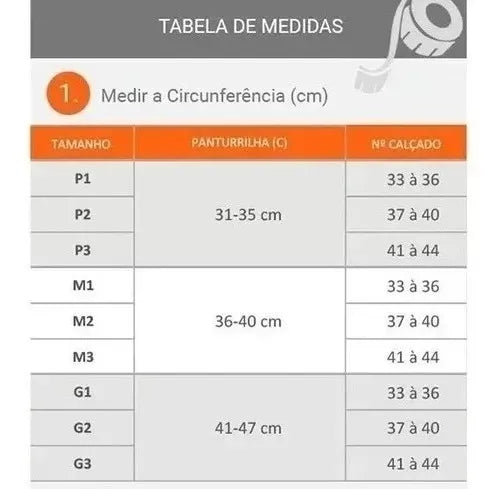 Meia Compressão Esportiva 3/4 20-30mmHg — foto 3