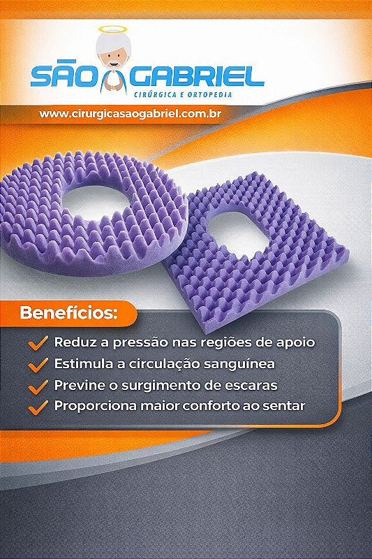 Almofada Caixa de Ovo Redonda Bioflorence — foto 3