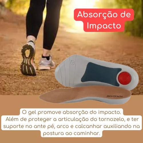 Palmilha Fascia Plantar 3/4 Gel Tovcare — foto 4