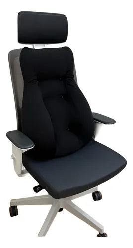 Encosto Lombar Ergonômico Visco Preto — foto 2