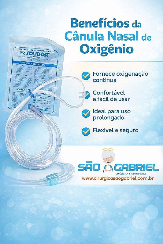 Cateter Tipo Óculos Solidor Oxigenação Contínua — foto 2