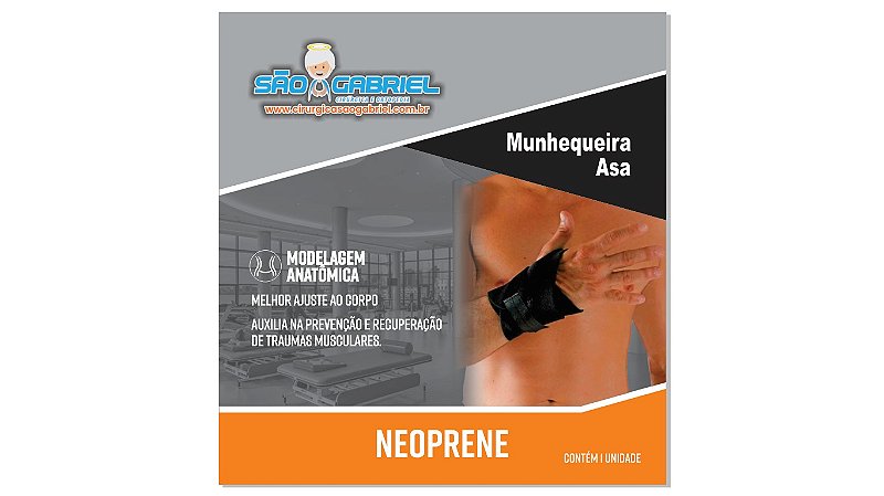 Munhequeira Asa Neoprene | Cirurgica São Gabriel