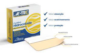 Curativo Hidrocoloide Plus com Espuma 10x10 — foto 2