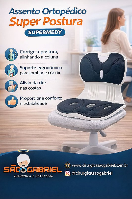 Assento Ortopédico Super Postura | Cirurgica São Gabriel
