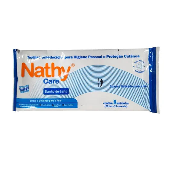 Toalhas Umedecidas para Higiene Pessoal e Banho de Leito Nathy