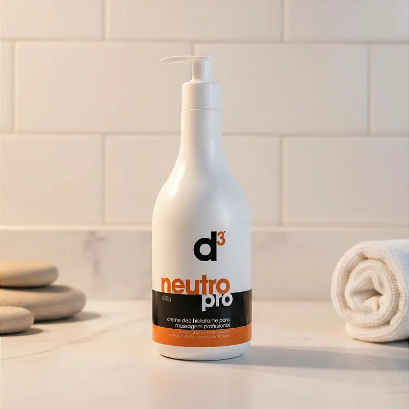 Creme Neutro Massagem Pró Deo d3 400g Pump — foto 2