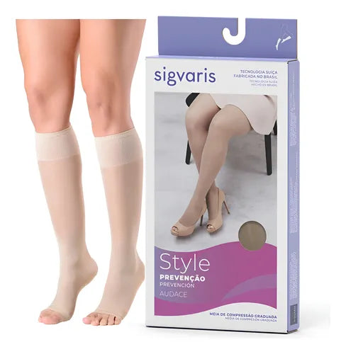 Meia Elástica 3/4 Sigvaris Audace 15-20 mmHg