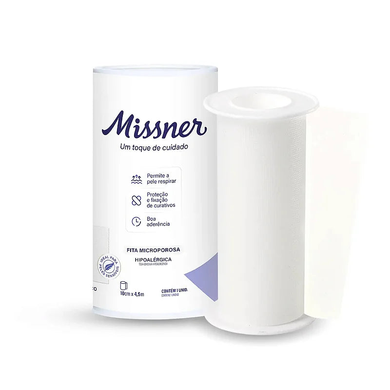 Fita Microporosa Branca 10cm x 10m