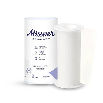 Fita Microporosa Branca 10cm x 10m