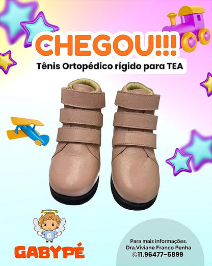 Bota Ortopédica Infantil Rígida Rosa — foto 2