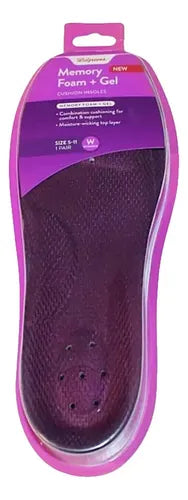 Palmilha Anti Impacto Memory Foam + Gel 34-38
