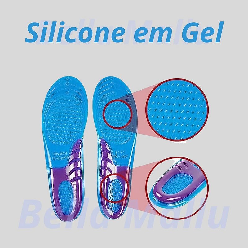 Palmilha Silicone Fascite Plantar Gel — foto 3