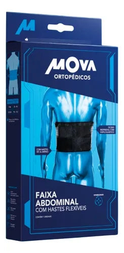 Faixa Abdominal Hastes Flexíveis Mova G/GG