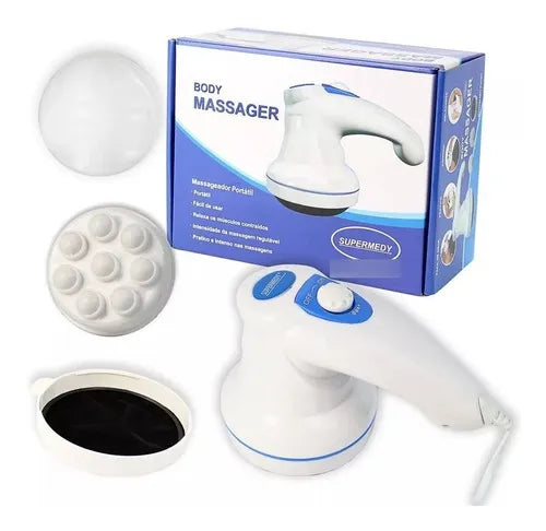 Massageador Elétrico Orbital Corporal Branco — foto 2