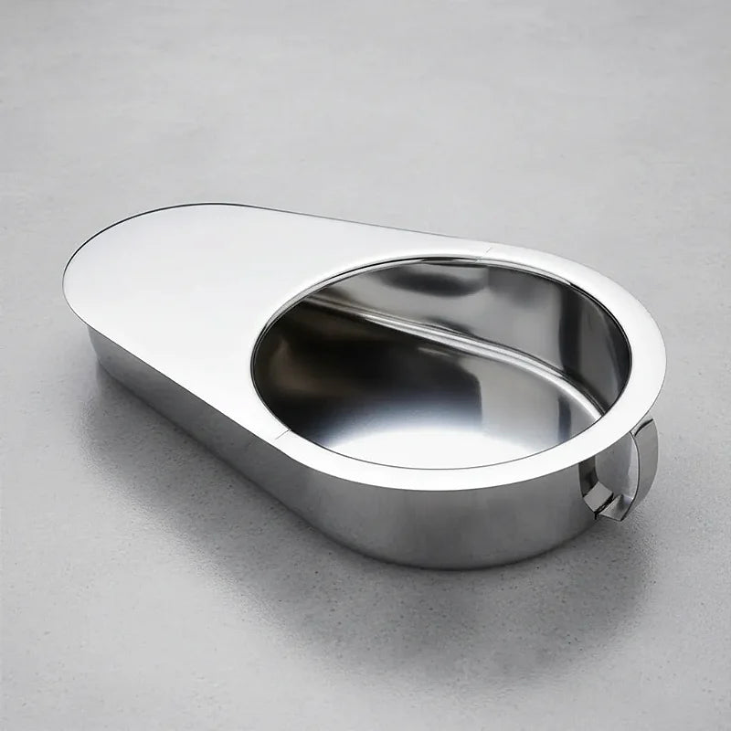 Comadre Inox 3500ml 40x30cm — foto 2