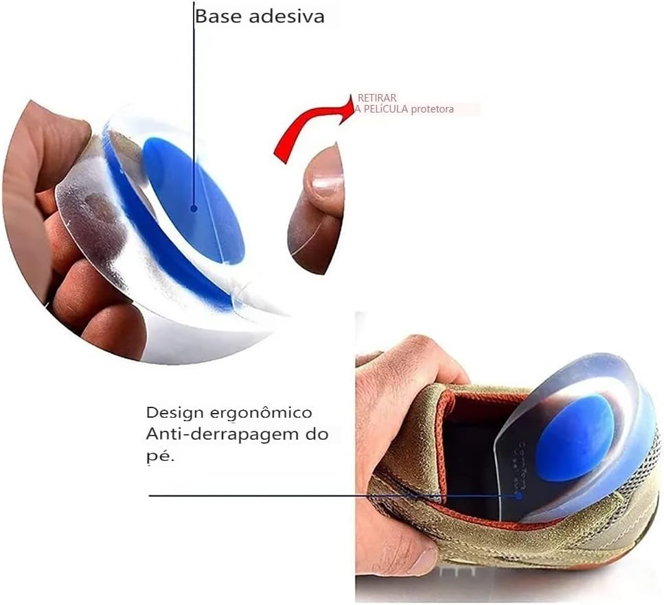 Calcanheira de Silicone para Esporão de Calcaneo