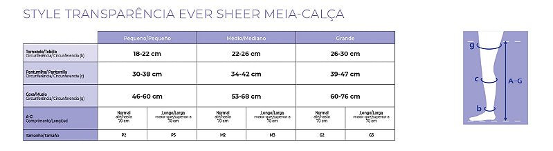 Meia Calça Sigvaris Ever Sheer 20-30 mmHg — foto 4