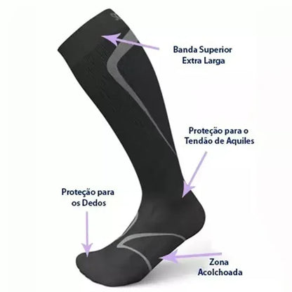 Meia Compressão Esportiva 3/4 20-30mmHg — foto 2