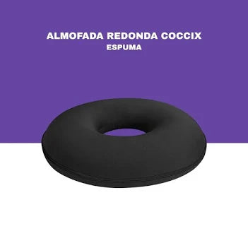 Almofada espuma redonda coccix revestida em poliamida Bioflorence
