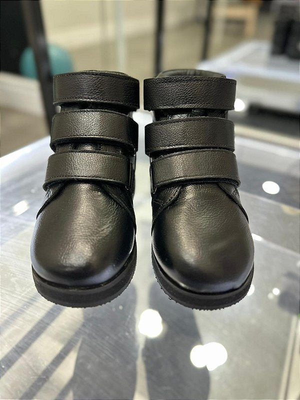Bota Ortopédica Infantil Rígida TEA Preta — foto 3
