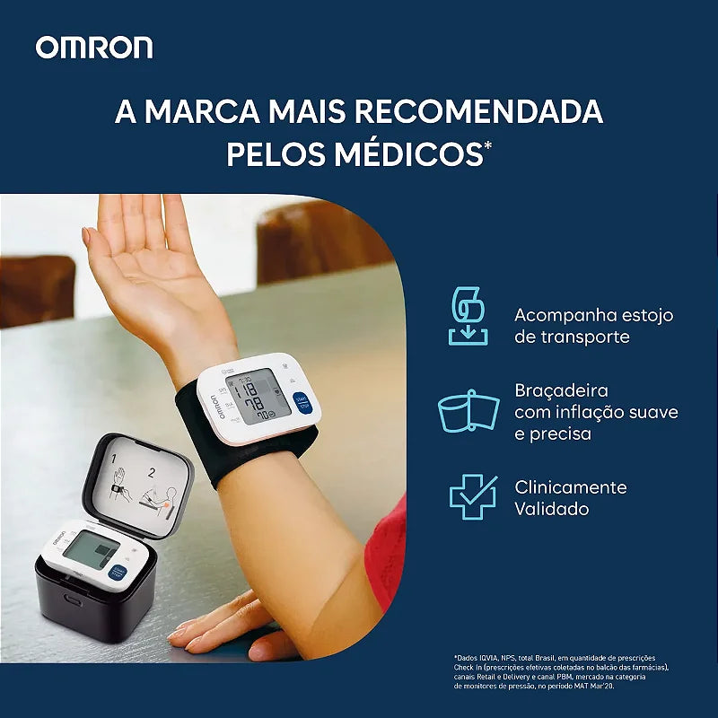 Aparelho Pressão de Pulso Omron HEM-6181 — foto 2