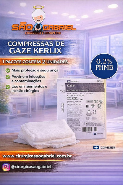 Kerlix PHMB 0,2% 15x17cm 2 Unidades