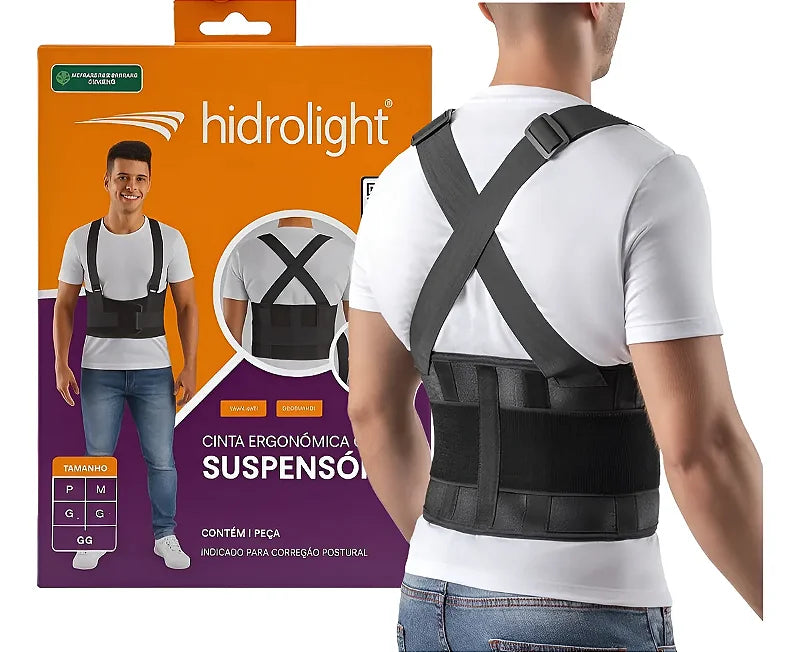Cinta Ergonômica com Suspensório Hidrolight
