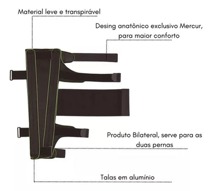 Imobilizador de Joelho Ergonômico Bilateral — foto 3