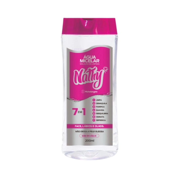 Água Micelar Nathy 7 em 1 200ml