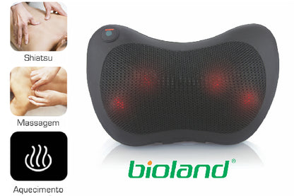 Massageador Shiatsu 4 Bolas Aquecimento