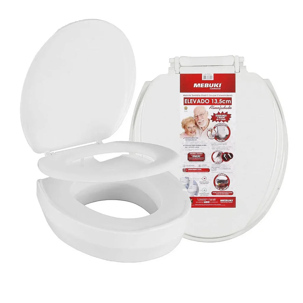 Assento Elevado almofadado 13,5 cm Mebuki