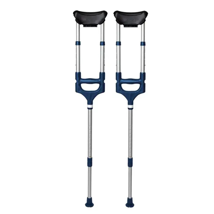 Muleta Axilar Reforçada Azul 130kg Mercur