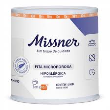 Fita Microporosa Missner 5cm x 10m Branca