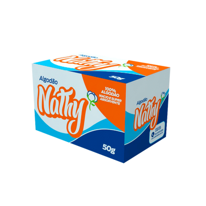Algodão Nathy 50g Macio e Absorvente