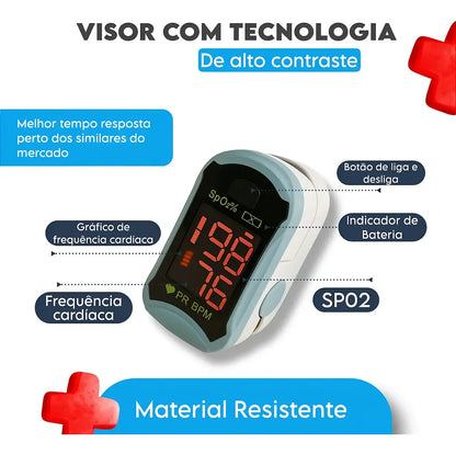 Oximetro de Pulso Dedo Gtech led