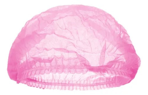 Touca Sanfonada  Rosa  -  Pacote com 100 Unidades