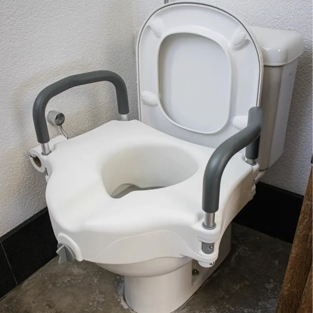 Assento Sanitário Elevado Com Apoio 12 Cm Longevitech