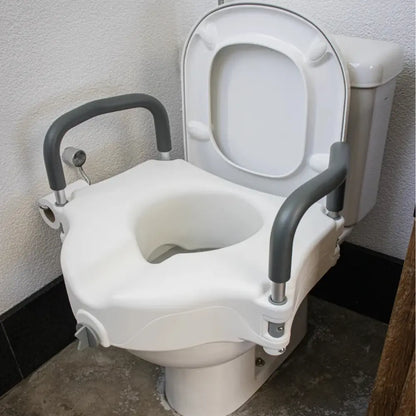 Assento Sanitário Elevado Com Apoio 12 Cm Longevitech
