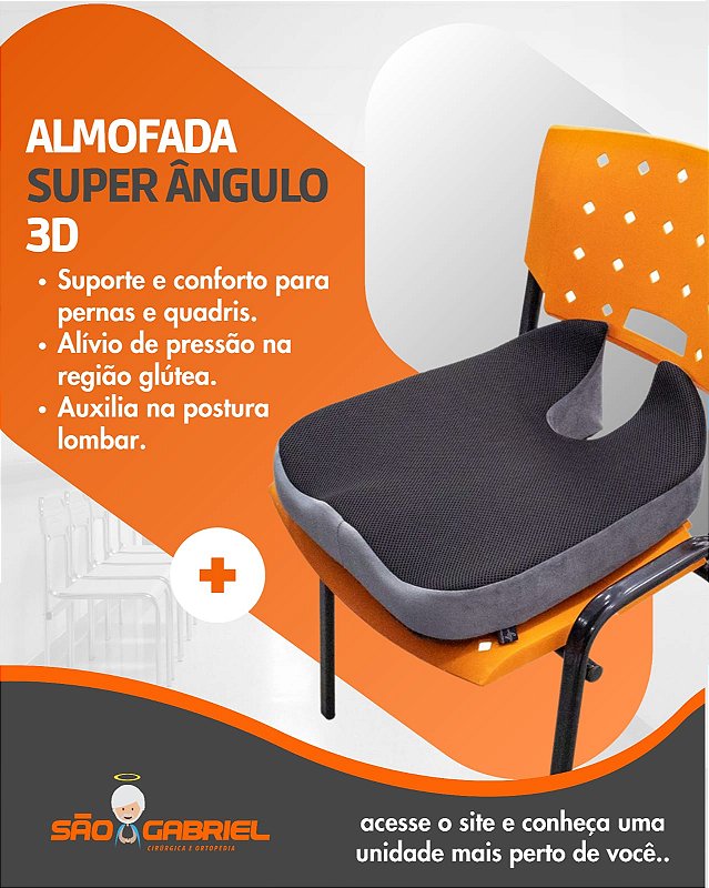 Almofada Super Ângulo 3D Ortopédica