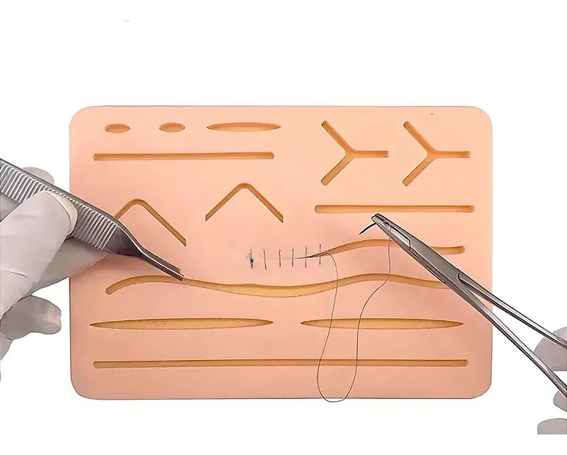 Simulador de Sutura Silicone 3 Camadas