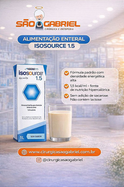 Isosource 1.5 Sem Sabor 1L