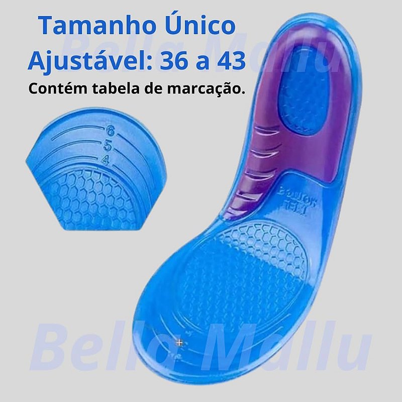 Palmilha Silicone Fascite Plantar Gel — foto 2