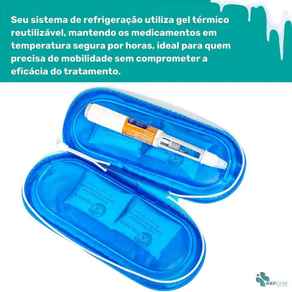 Estojo Térmico 2 em 1 Icepauher Azul — foto 3