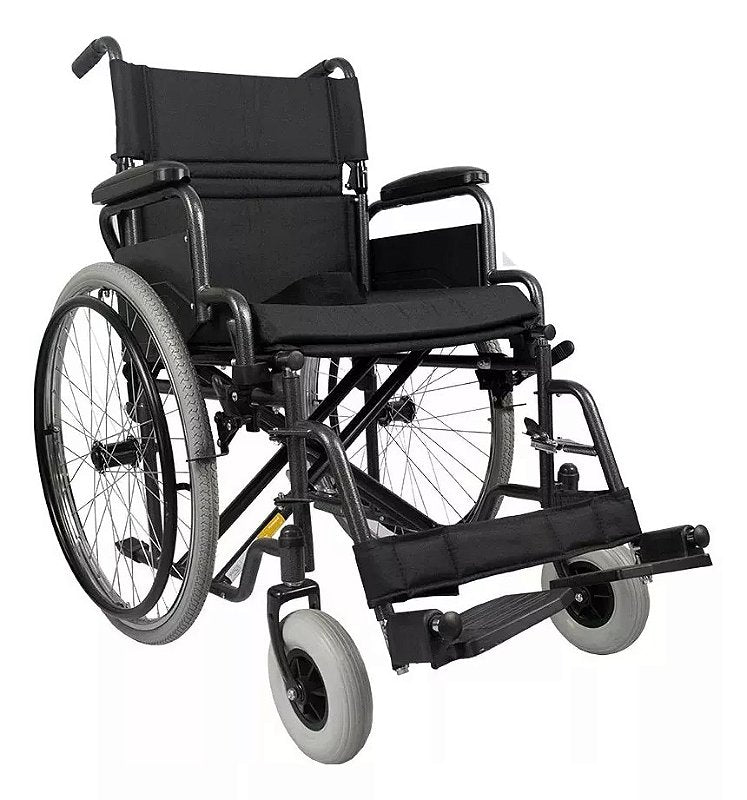 Cadeira de Rodas D400 Dobrável 120kg Assento 44cm Dellamed | Cirurgica São Gabriel