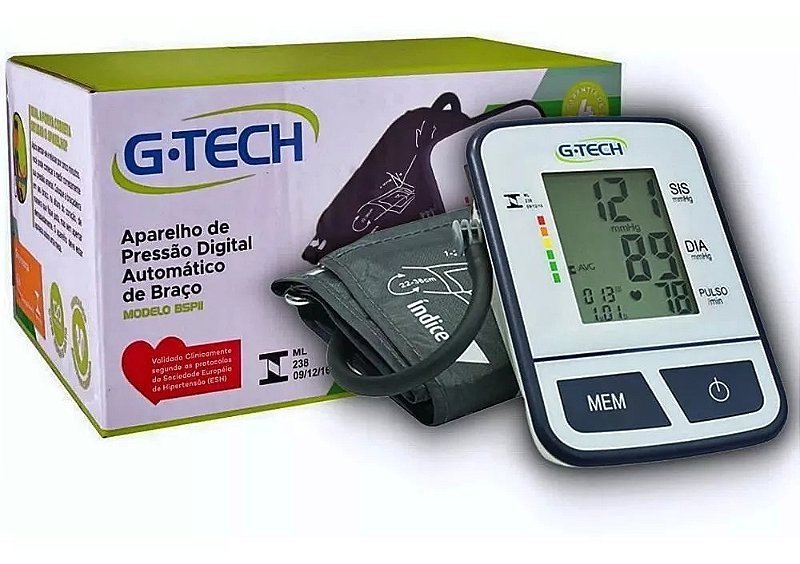 Aparelho de Pressão Digital Braço G-Tech — foto 7