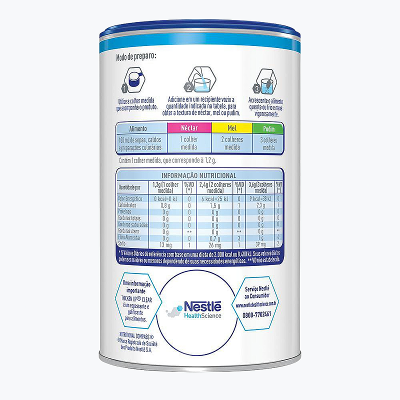 Espessante Thicken Up Clear 125g Nestlé — foto 3