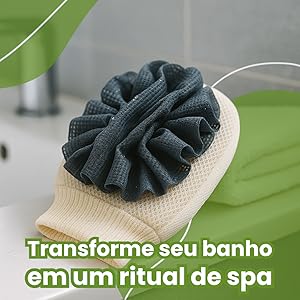 Luva Esponja Banho Dupla Face Macia — foto 2